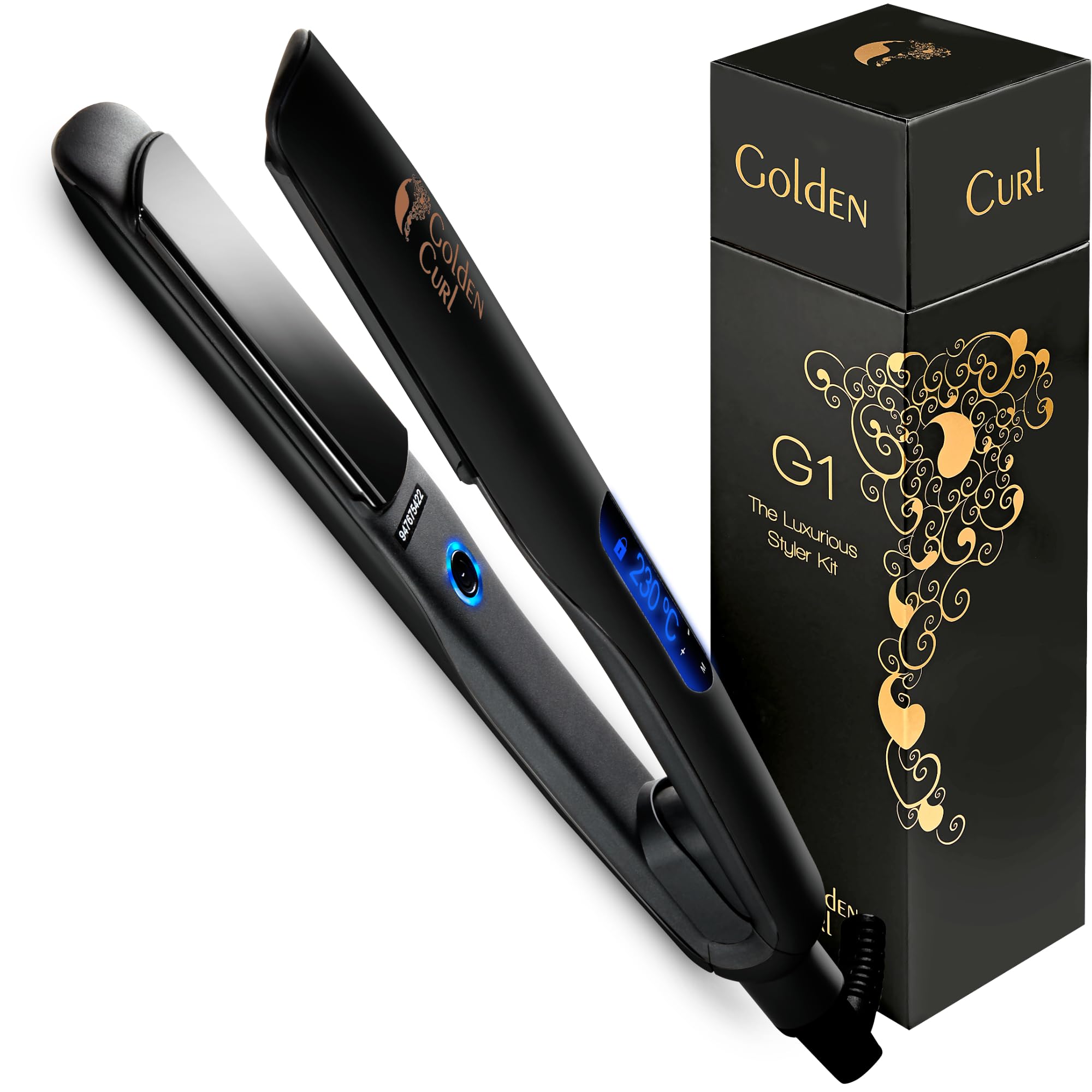 golden-curl-gl829-gl-tteisen-2-in-1-gl-tten-locken-wei-titanplatten-230-c image 1