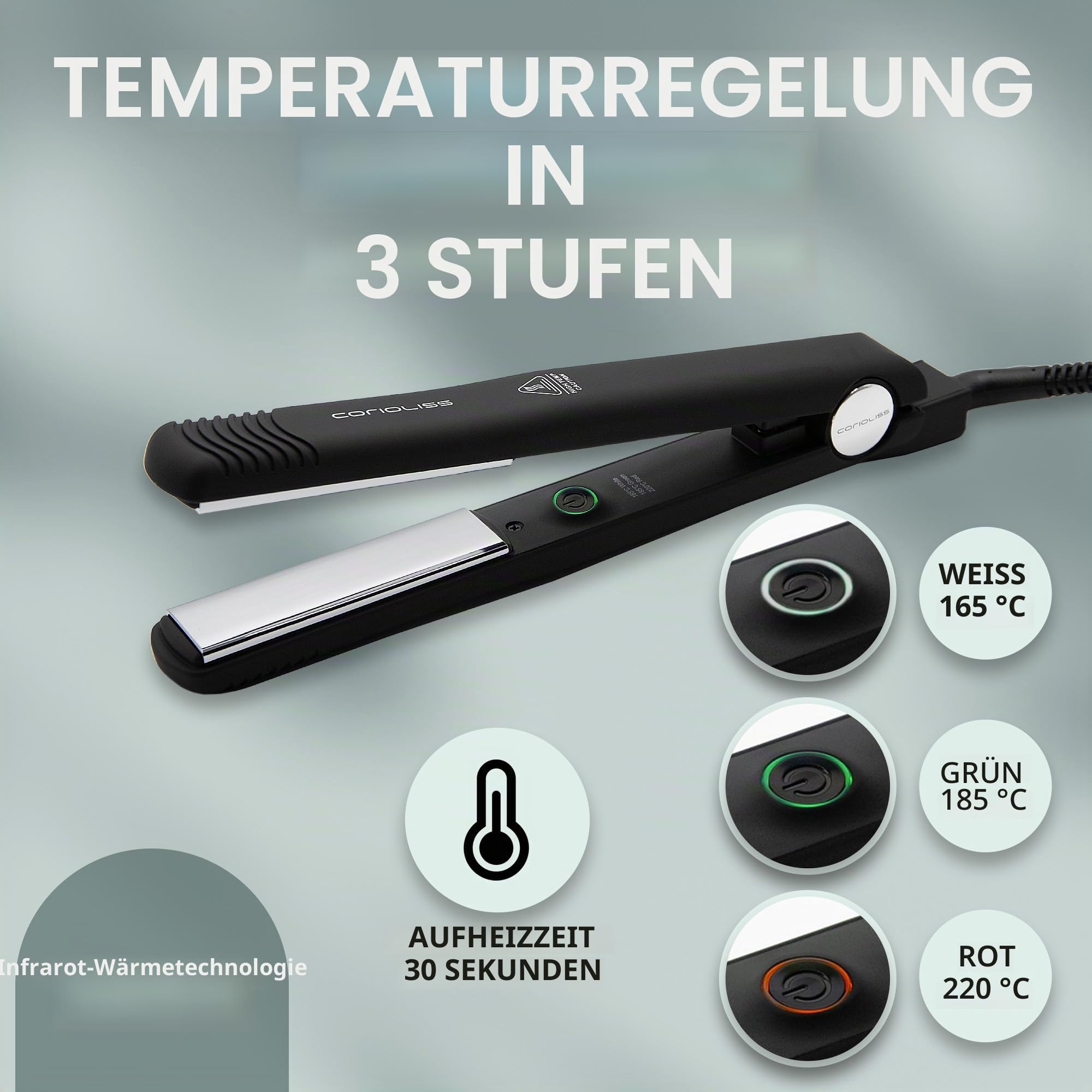 corioliss-c-style-haargl-tter-titan-165-220-c-ionic-schwarz-mit-paddle-b-rste image 4
