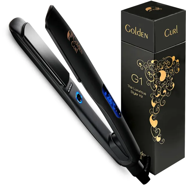 golden-curl-gl829-gl-tteisen-2-in-1-gl-tten-locken-wei-titanplatten-230-c image 1