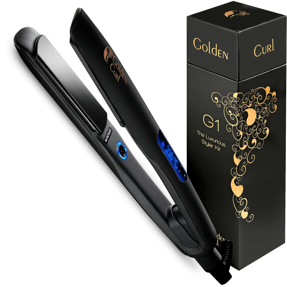 golden-curl-gl829-gl-tteisen-2-in-1-gl-tten-locken-wei-titanplatten-230-c image 1