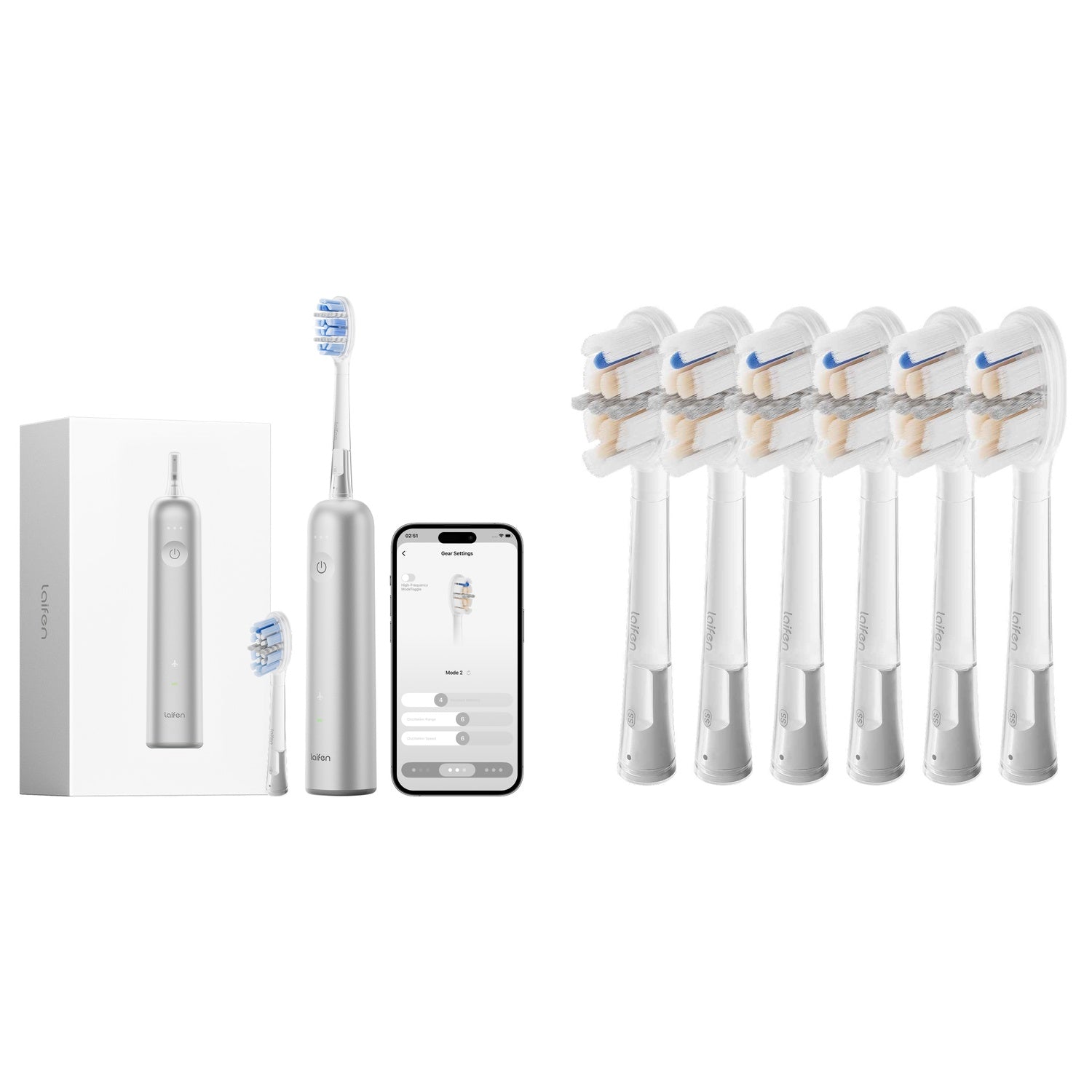 laifen-wave-pro-pro-elektrische-zahnb-rste-bundle-6-pack image 6