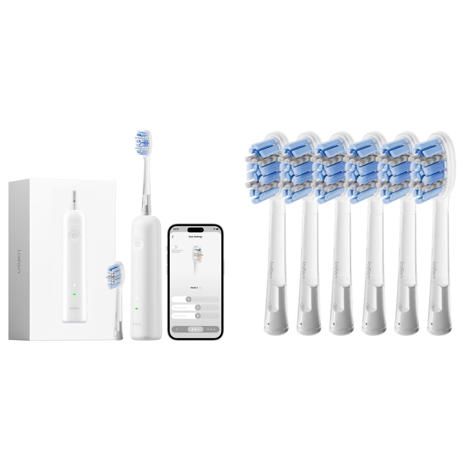 laifen-wave-pro-pro-elektrische-zahnb-rste-bundle-6-pack image 8