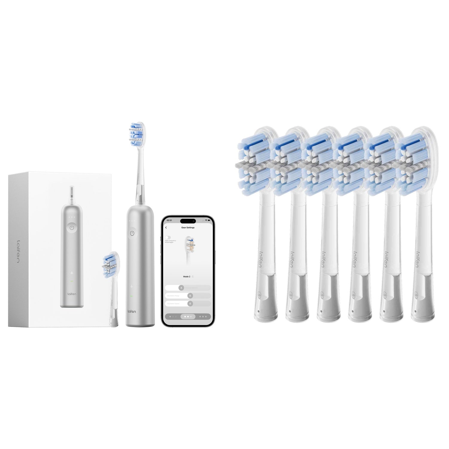laifen-wave-pro-pro-elektrische-zahnb-rste-bundle-6-pack image 4