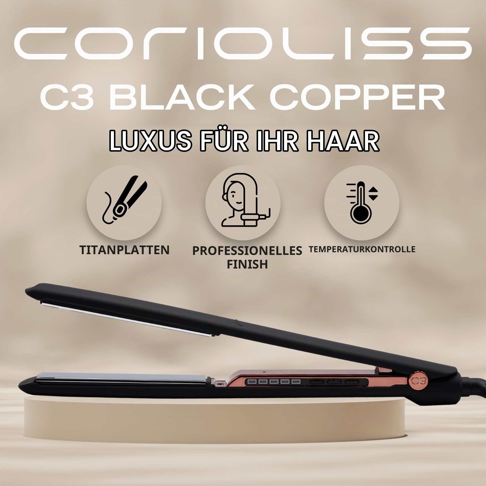 corioliss-c3-gl-tteisen-black-copper-extra-lange-titanplatten-235-c image 2