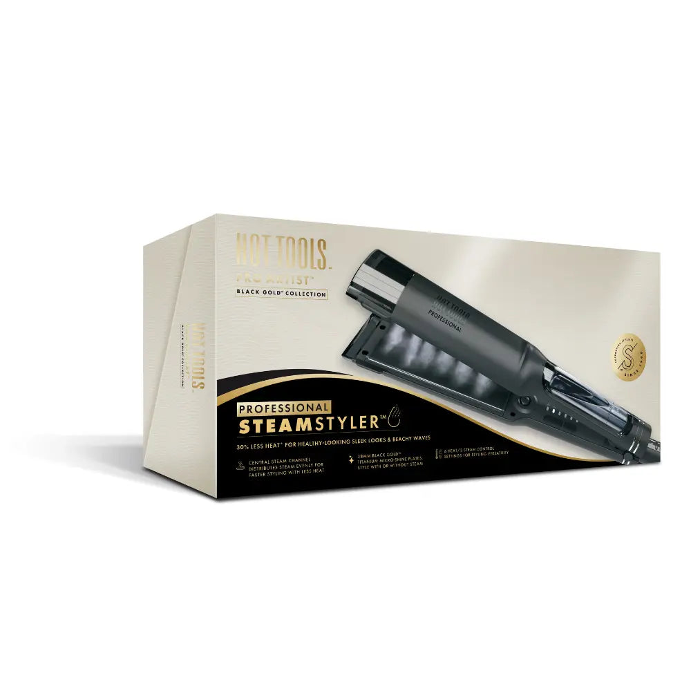 hot-tools-professional-black-gold-steam-styler-gl-tteisen-38-mm image 3