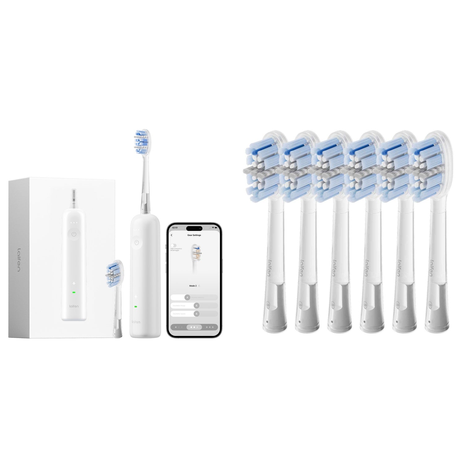 laifen-wave-pro-pro-elektrische-zahnb-rste-bundle-6-pack image 7