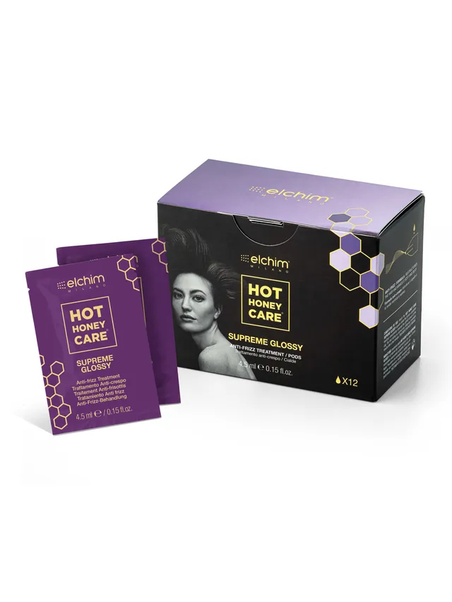 elchim-supreme-glossy-hot-honey-care-anti-frizz-glanzbehandlung image 1