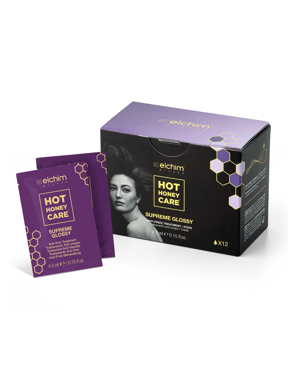 elchim-supreme-glossy-hot-honey-care-anti-frizz-glanzbehandlung image 1